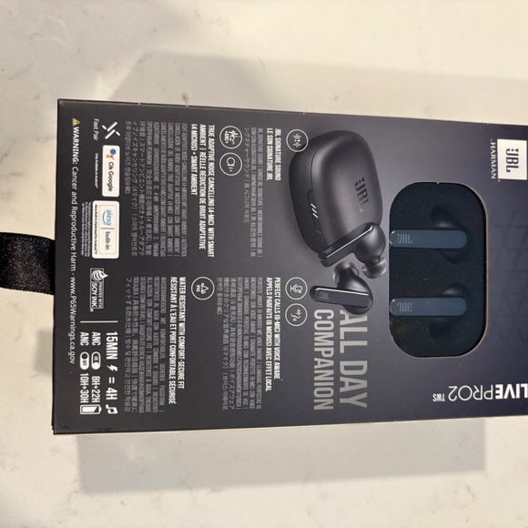 SOLD——Brand new JBL live pro 2 noise cancelling wireless ear buds - Picture 2 of 3